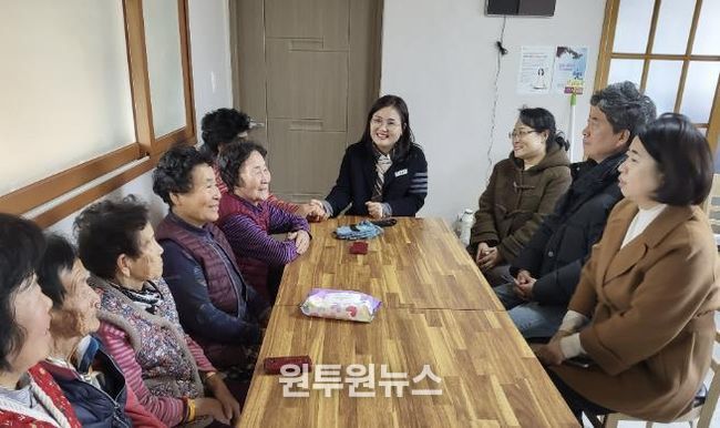 함평군 신임 신광면장, 취임 직후 면내 경로당 순회 방문