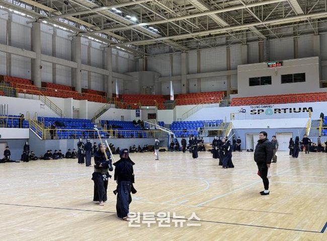 영광군, 전국 중·고교 검도 스토브리그 성황