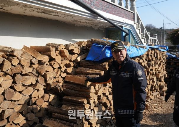 화목보일러 연료(가연물) 보관 장소 점검