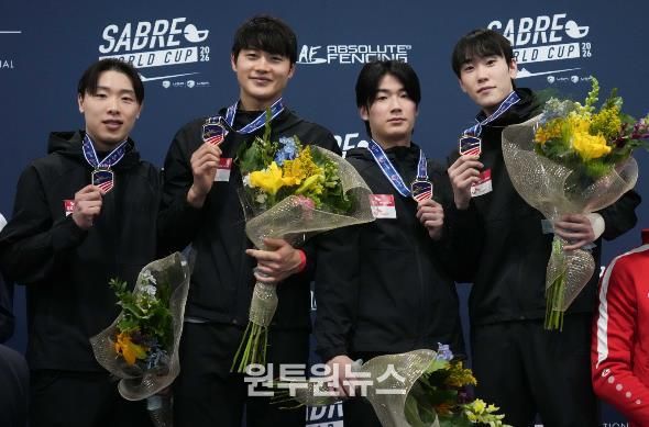 대전시청 소속 펜싱팀 오상욱 솔트레이크시티 사브르월드컵 2관왕