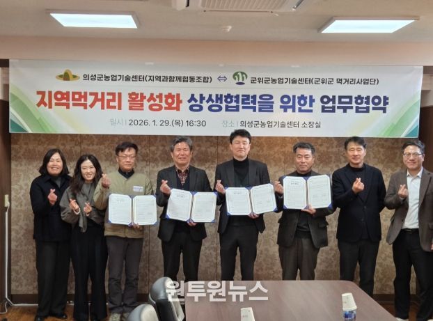 군위군-의성군, 제휴푸드로 건강한 지역먹거리 상생협력