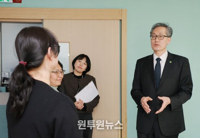 유득원 행정부시장, 설 명절 맞아 복지시설 위문