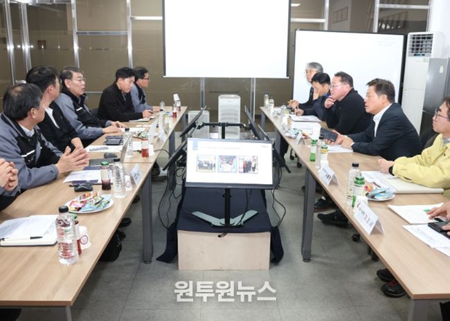 전북자치도, 정읍 ㈜쓰리에이씨 현장방문