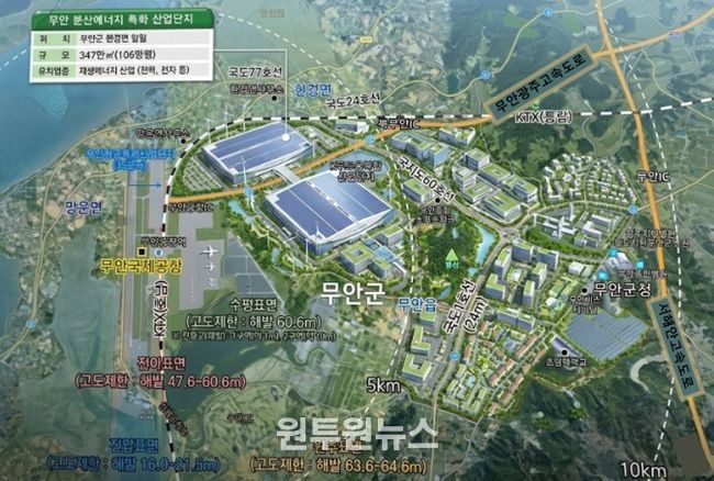 무안 반도체 공장(FAB) 유치 개념도