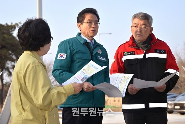 가축전염병 방역상황 점검(예천군 거점소독시설)