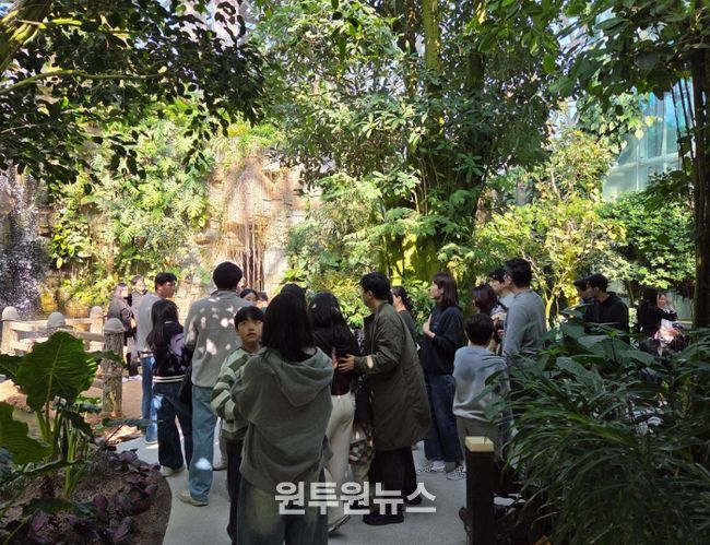 거제식물원, 2만 2천여 명 찾아 명절 대표 관광지 입증