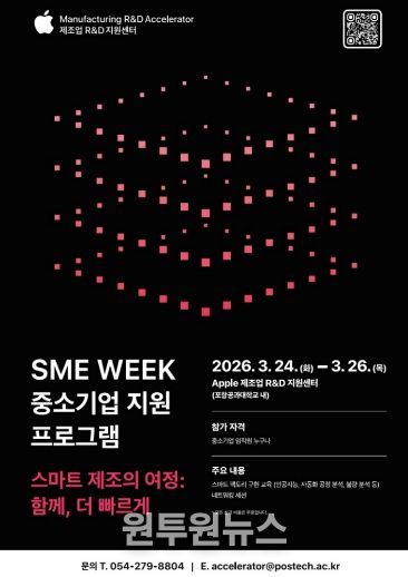 SME Week 중소기업 지원 프로그램 안내 홍보자료