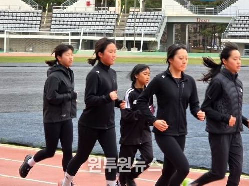 경북소년체전 대비 육상 전지훈련