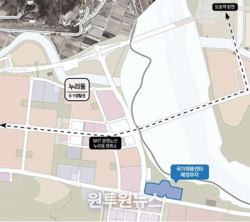 국가채용센터 위치도