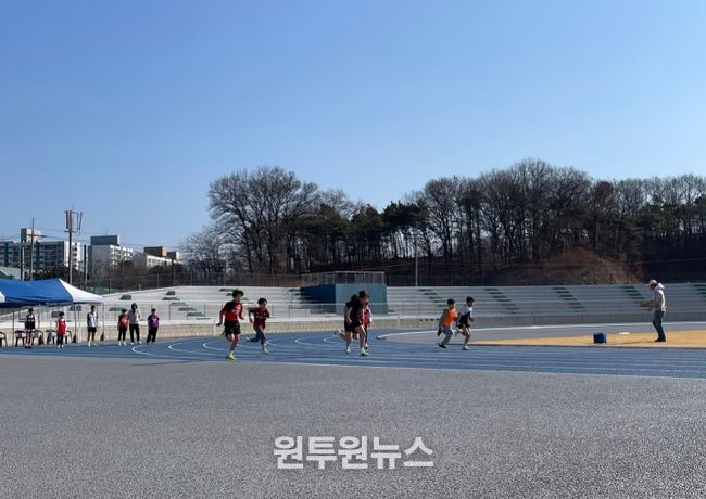 음성교육지원청, 충북소년체전 음성 육상 대표 선발전 개최