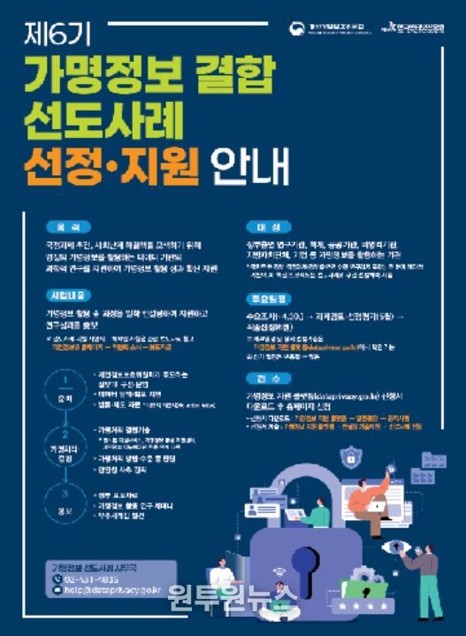 제6기 가명정보 결합 선도사례 선정·지원 안내문