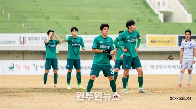 김건남 선수 등 경기 현장