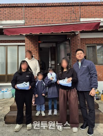 김동문 교수, 익산 어린이를 위한 '희망의 스매싱'