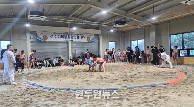 의성교육지원청, 초·중학생 씨름 경북대표 선발전 2체급 1위