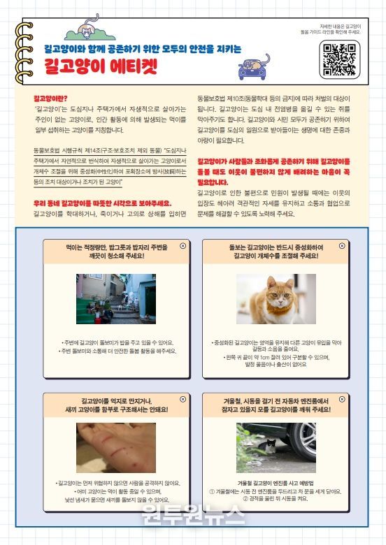 길고양이 에티켓(포스터)