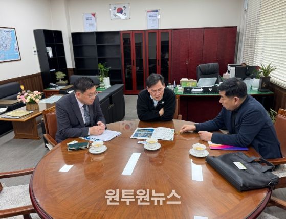 민기식 거제시 부시장, 경남개발공사 방문…지역 현안 사업 논의