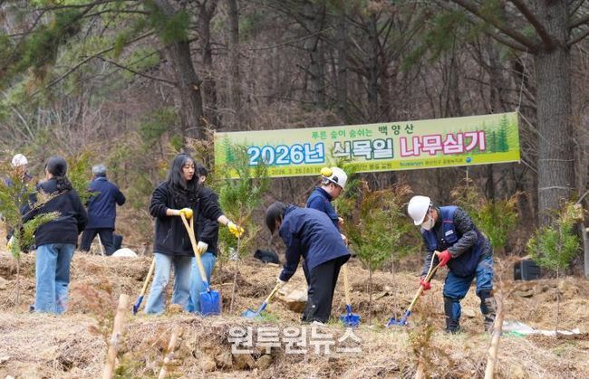 부산진구 제81회 식목일 기념 나무심기 행사 개최