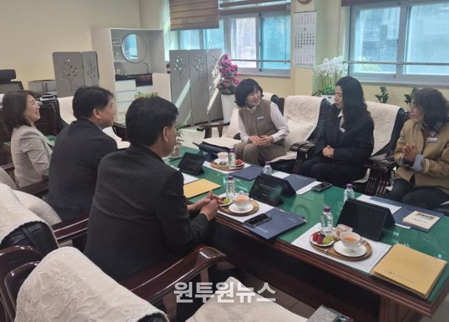 신임 교장 부임 학교 현장 방문