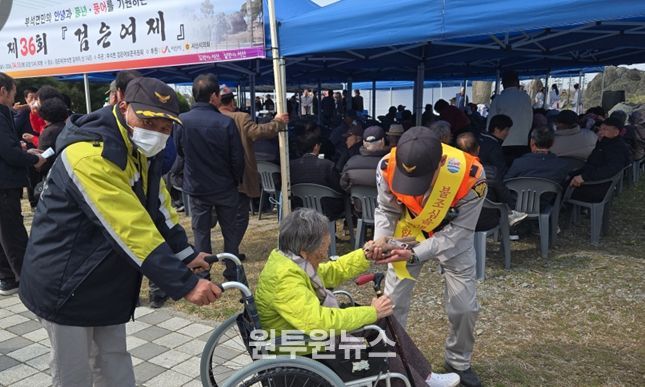 서산소방서, 검은여재 행사장 안전관리 지원으로 사고 예방 총력