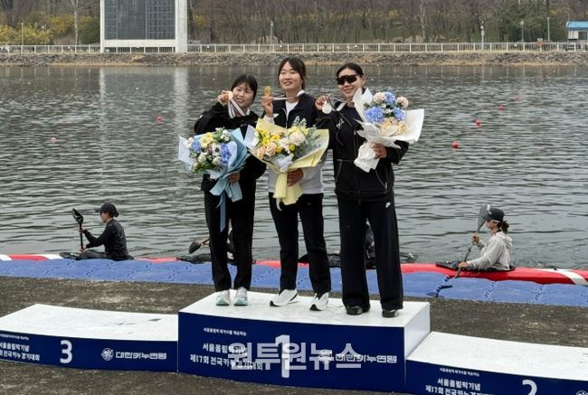 옹진군청 카누선수단, 전국대회서 우수한 성적