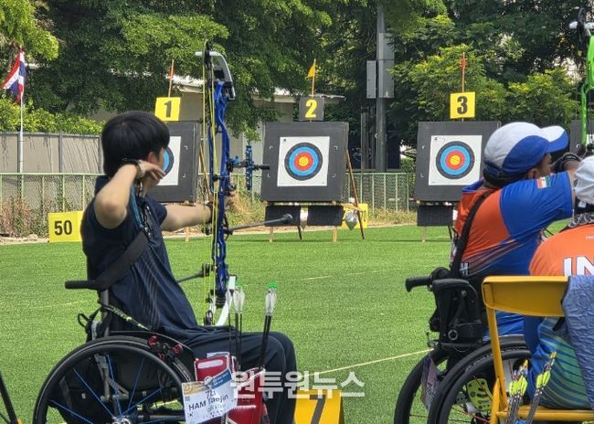 장애인양궁단 함태진 선수, 세계 장애인 양궁 시리즈에서 '금메달' 획득