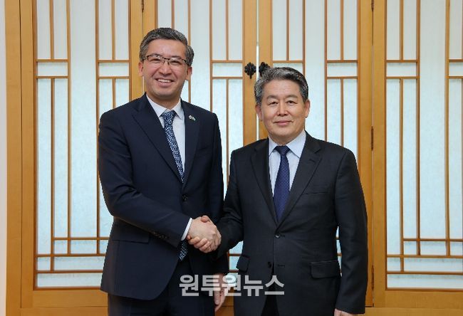 주한 우즈베키스탄 대사 접견