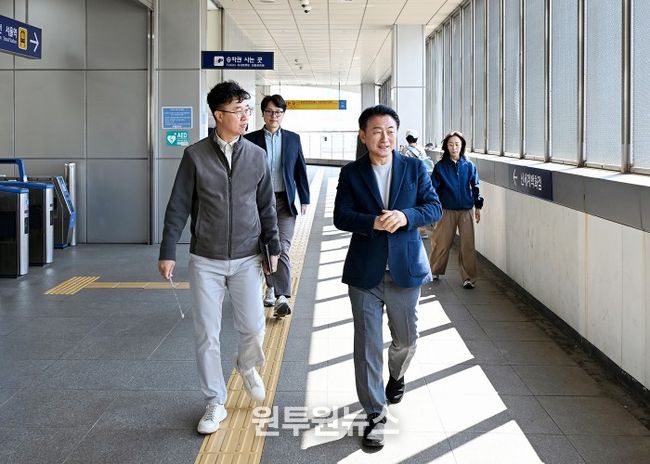 의정부시는 4월 8일 의정부역 일대에서 수도권광역급행철도(GTX)-C 의정부역 사업 예정지에 대한 현장 점검을 실시했다.