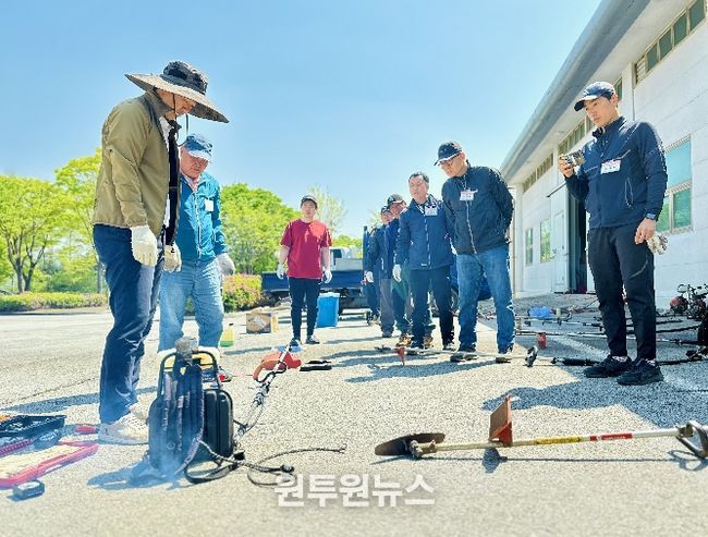 예초기 사고 예방·정비 교육
