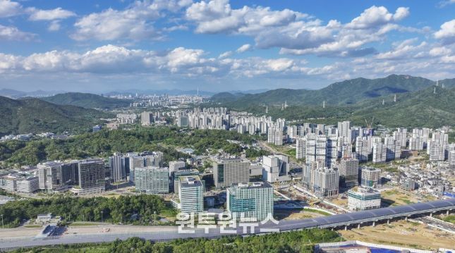과천지식정보타운 전경