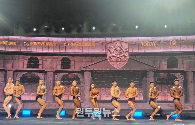 산청군, 경남 춘계 보디빌딩 선수권대회 성황