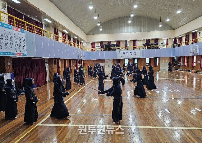 김해시체육회 검도단, 지역 꿈나무와 함께하는 ‘합동훈련’ 실시