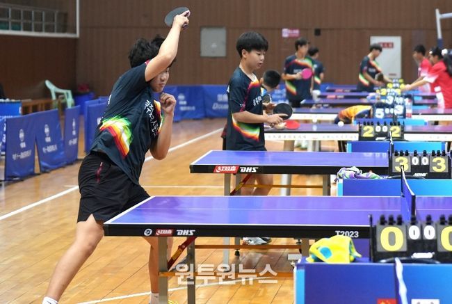 청소년 교류 탁구